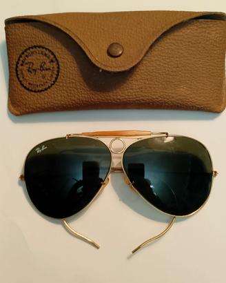 montatura occhiali rayban 1l30 10 k anni 70 vintag