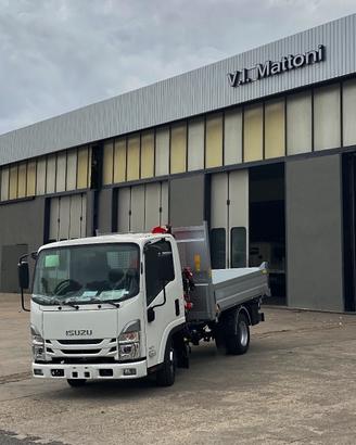 Isuzu M 21T ribaltabile e gru Fassi F 30