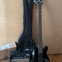 basso elettrico gear4 music modello Chicago nero