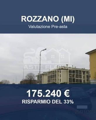 Immobile in asta di 106 m² con box auto a Rozzano