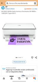 Stampante HP Envy 6020e WiFi – Come nuova