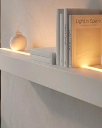 Mensola Design con LED a Batteria | 100cm Già Pron
