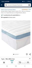 topper materasso da una piazza e mezzo