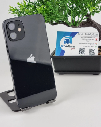 ✅ APPLE IPHONE 12 128GB 💥 NERO 💯ECCELLENTE✅12 ME