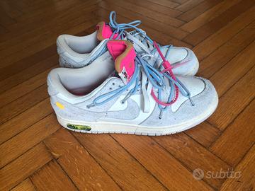 Nike Dunk Low Off White lot 38/50 45
