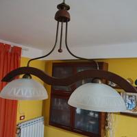 Lampadario stile rustico