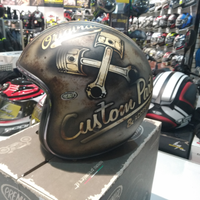 Casco moto vintage jet premier