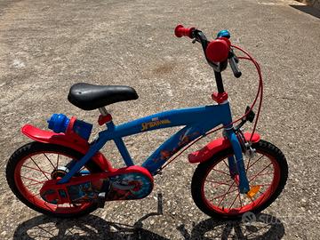 Bici bambino Spyderman tg 16