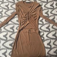 Vestito beige