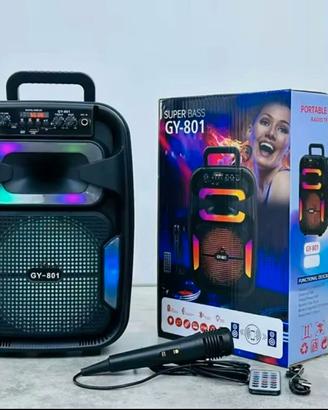Altoparlante bluetooth Super Bass con microfono 