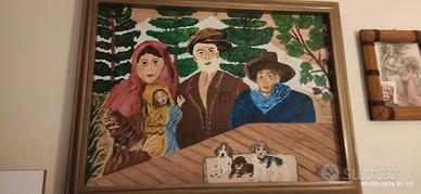 Quadro dipinto a mano.