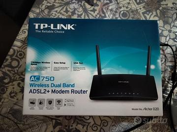 Modem router TP-LINK AC750 mod. Archer D20