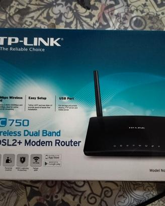 Modem router TP-LINK AC750 mod. Archer D20