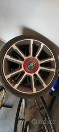 cerchi in lega 17 abarth 595 turismo diamantati