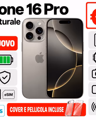 Apple iPhone 16 Pro Titanio Naturale 128 GB