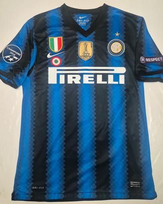 maglia Inter 2010/2011 home Triplete  Nike Scudett