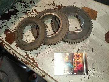 3 ingranaggi vespa piaggio 125 vnb 150 vba motore 
