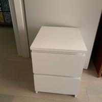 Comodino bianco Ikea