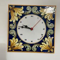 Orologio in ceramica Caltagirone