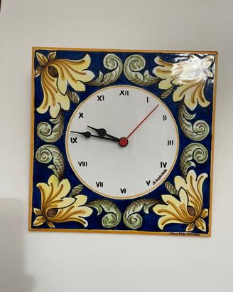 Orologio in ceramica Caltagirone
