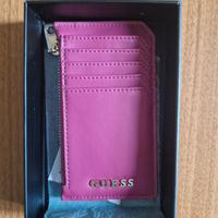 portacarte portafoglio Guess fucsia