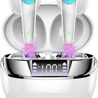 Ordtop Cuffie Bluetooth 5.3 Auricolari Stereo