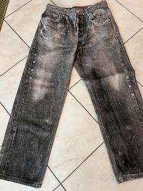 Jeans Uomo Bershka argento/grigio