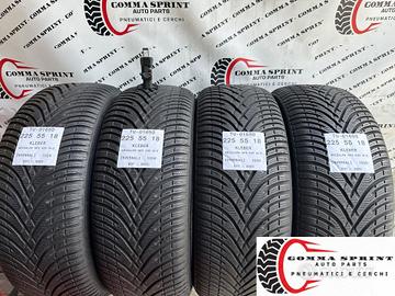 4 PNEUMATICI 225/55 R18 KLEBER INVERNALI 85%