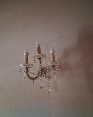 3 lampade a tre candele