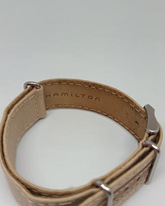 Cinturino Originale Hamilton NATO tessuto e pelle