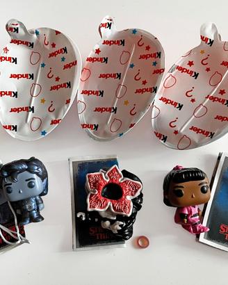Stranger Things Funko Pop Kinder Joy  3 personaggi