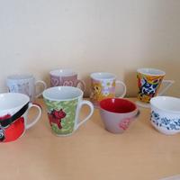 set  8 tazze da collezione