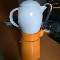 Caffettiera vintage moka in ceramica MAI USATA