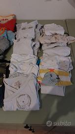 Body maglie e pantaloni lunghi 9-12 mesi 74cm