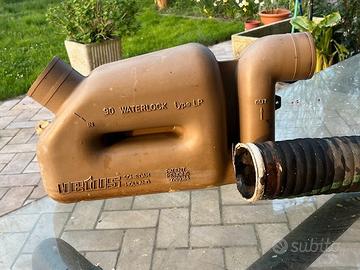 marmitta nautica e tubo di scarico