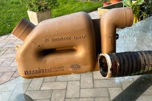 marmitta nautica e tubo di scarico