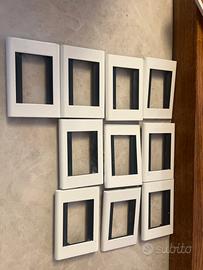 Plachette luce bticino living biance