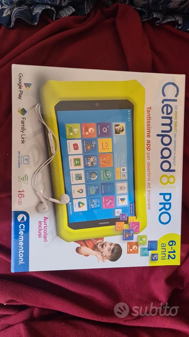 Clementoni Clempad Pro 8 Tablet per Bambini 6-12 Anni