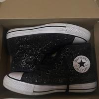 Converse All Star nere glitter