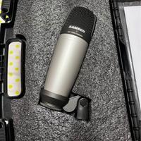 Microfono da studio piu pop filter