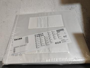 SKUBB Portatutto a 6 scomparti, bianco, 35x45x125