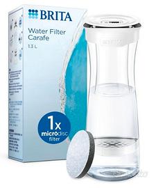 bottiglia filtrante bianca (1,3l), 1x filtro Micro