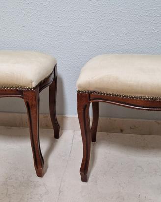 Sgabello Pouf legno