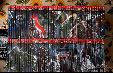 La collezione  delle graphic novels marvel