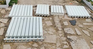 5 termosifoni in alluminio