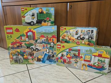 LEGO DUPLO ZOO 6157+6158+6172+10502 lotto completo