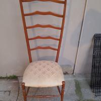 sedia schienale alto