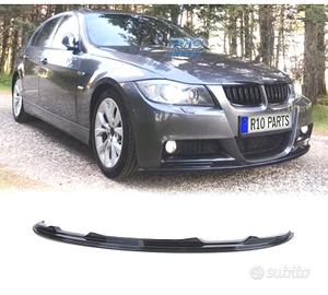 SPOILER LIP BMW E90 E91 LCI 08-12 LOOK M NERO LUCI
