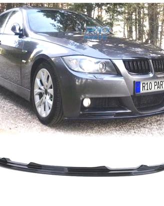 SPOILER LIP BMW E90 E91 LCI 08-12 LOOK M NERO LUCI