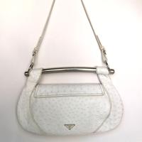 Prada Ostrich Bag in pelle bianca I RARITA'